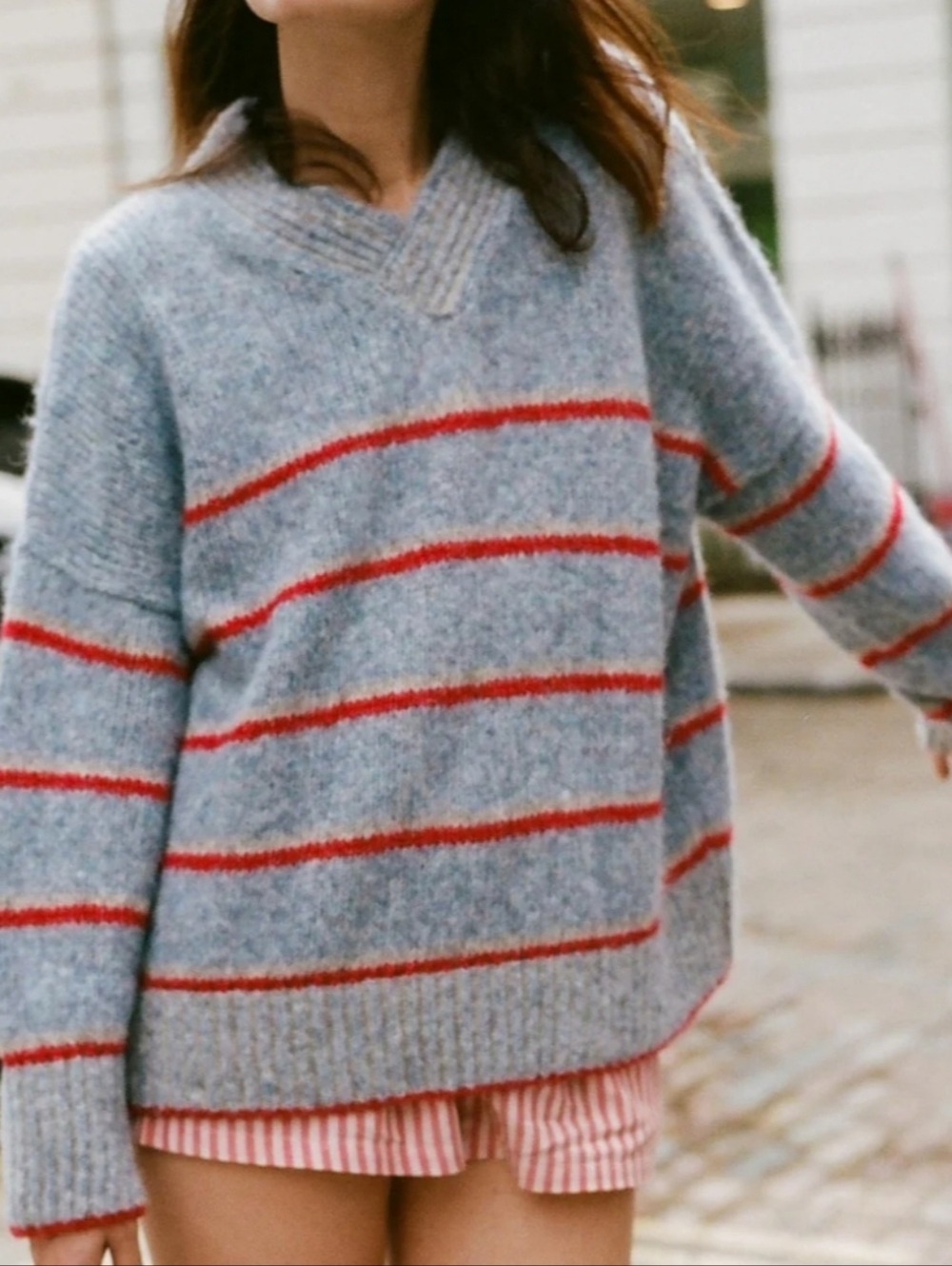 Christy Dawn Bertha Sweater in Frost, Size XS/S